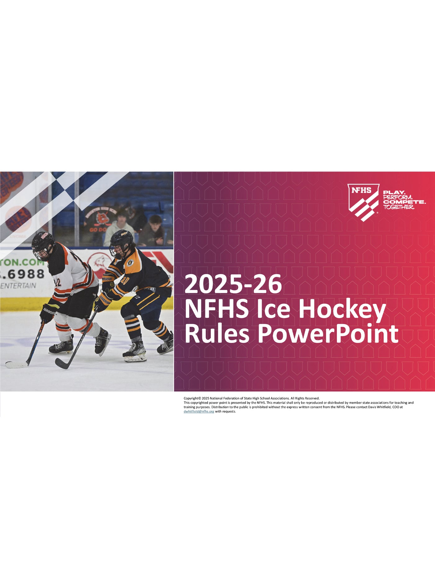 2025-26 Ice Hockey PowerPoint