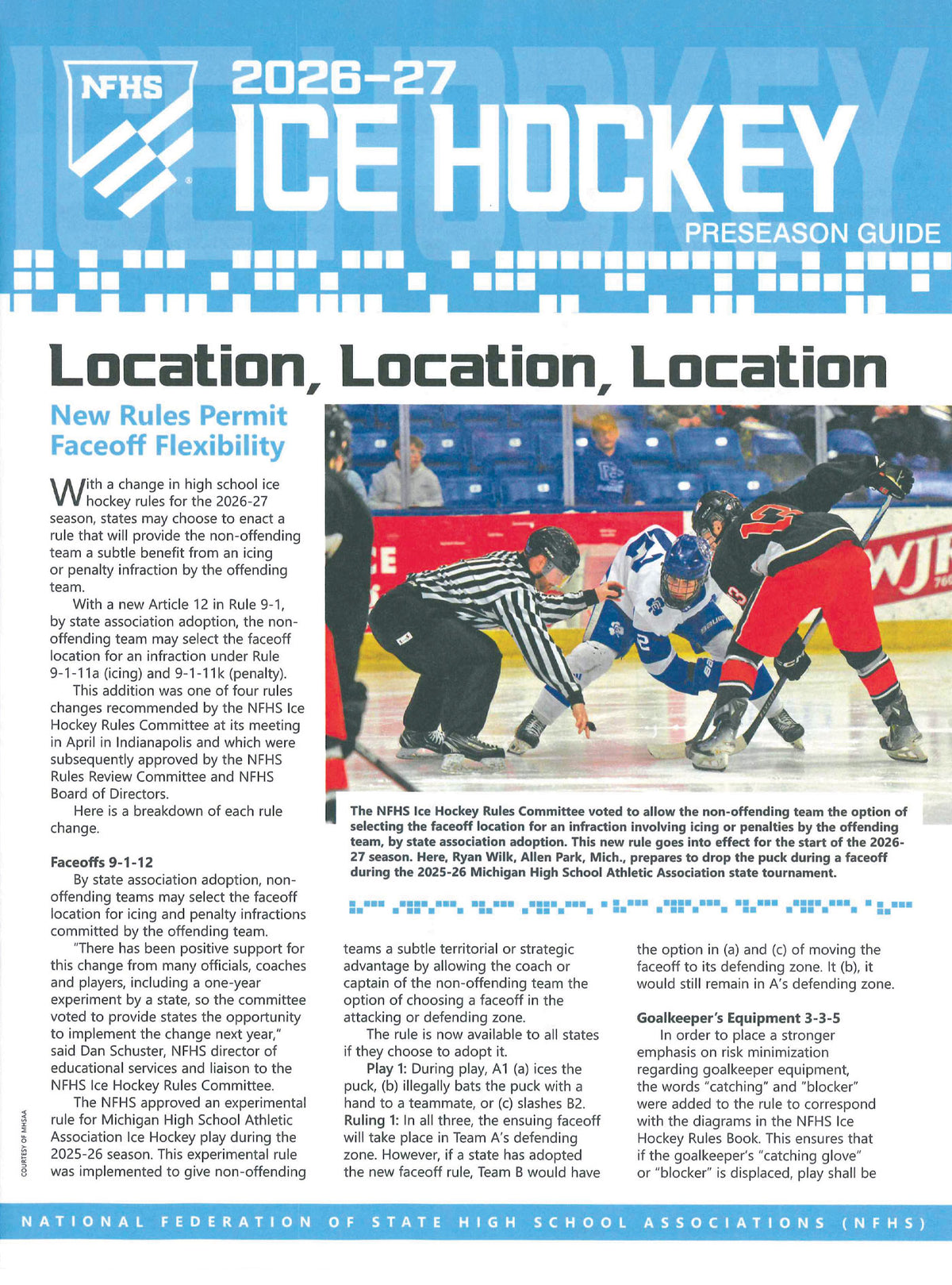 2026-27 Ice Hockey Preseason Guide