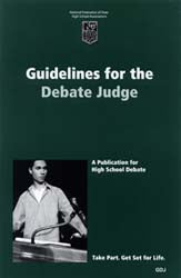 Guidelines For The Debate Judge