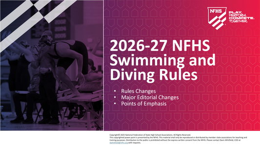 2026-27 Swimming & Diving PowerPoint